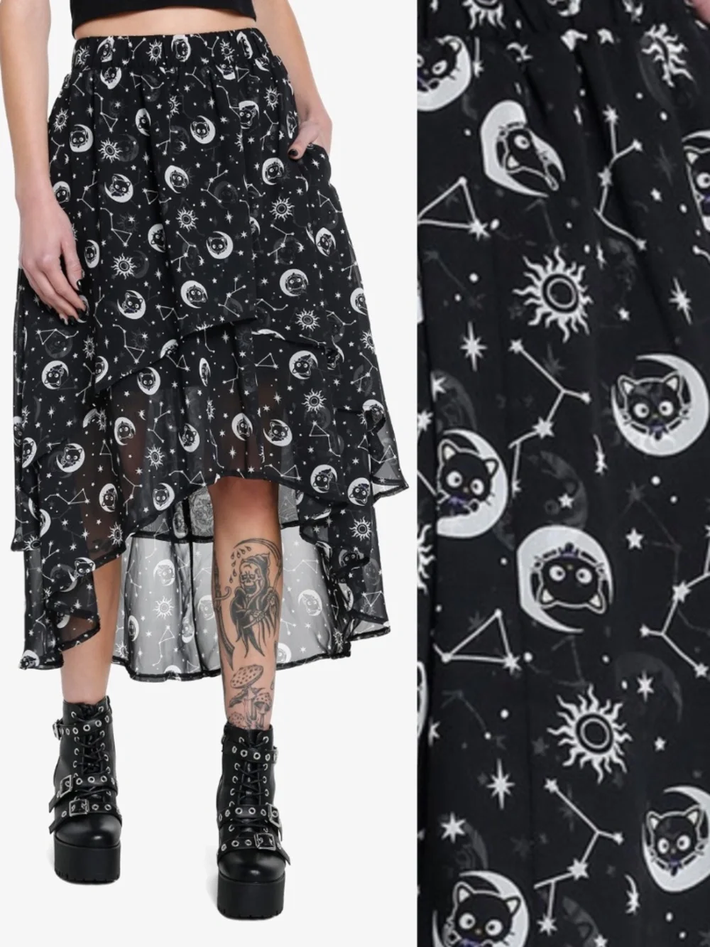 Hot Topic Chococat Celestial Hi-Low Skirt XS